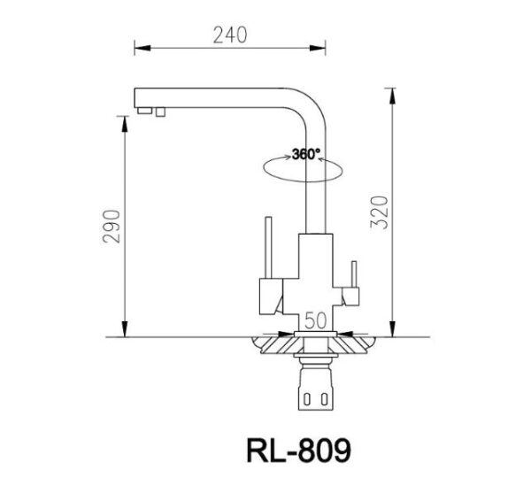 ban ve ky thuat voi chau rua bat roslerer rl 809