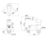 ban ve ky thuat voi lanh inax lfv 21s