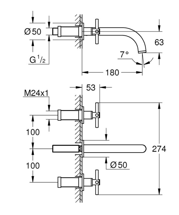 ban ve ky thuat voi lavabo 20164003 grohe atrio