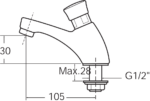 ban ve ky thuat voi lavabo ban tu dong american standard a 2400n