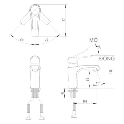 ban ve ky thuat voi nong lanh inax lfv 321s