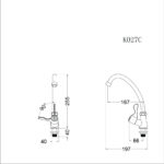 ban ve ky thuat voi rua bat caesar k027c nuoc lanh