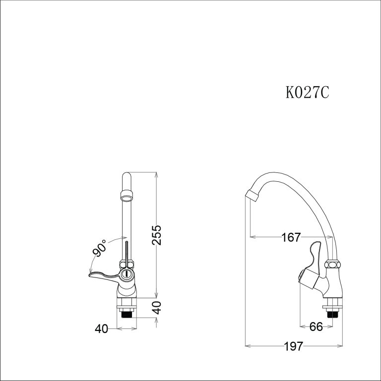ban ve ky thuat voi rua bat caesar k027c nuoc lanh