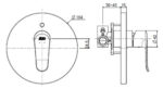 ban ve ky thuat voi sen am tuong american standard wf 0722 neo modern