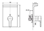 ban ve ky thuat voi sen am tuong american standard wf 3921 dong active