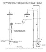 ban ve ky thuat voi sen cay toto tbw01001b tbs02302v tbw01008a n