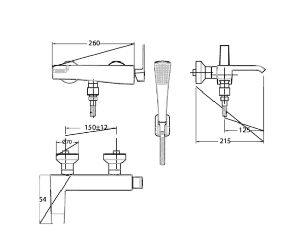 ban ve ky thuat voi sen tam american standard wf 0611 2