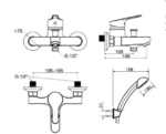 ban ve ky thuat voi sen tam american standard wf 1411 concept