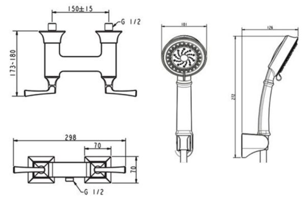ban ve ky thuat voi sen tam american standard wf 1612 kastello