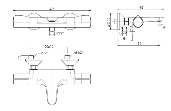 ban ve ky thuat voi sen tam american standard wf 4949 dong temptacion nhiet do