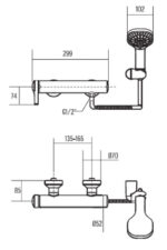 ban ve ky thuat voi sen tam american standard wf 6812 ids