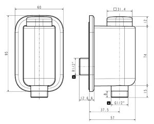 ban ve ky thuat voi sen tam american standard wf t825 dong easyflo lanh