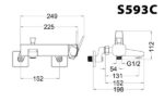 ban ve ky thuat voi sen tam caesar s593c nong lanh