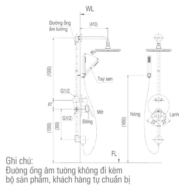 ban ve ky thuat voi sen tam inax bfv 71sew