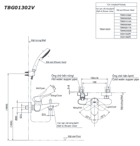 ban ve ky thuat voi sen tam toto tbg01302v nong lanh