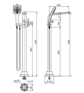 ban ve ky thuat voi sen xa bon tam american standard wf 6816 dat san