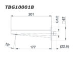 ban ve ky thuat voi xa bon tam toto tbg10001b sen am tuong gb