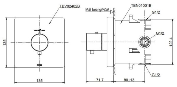 ban ve van dieu chinh nhiet do toto tbv02402b tbn01001b