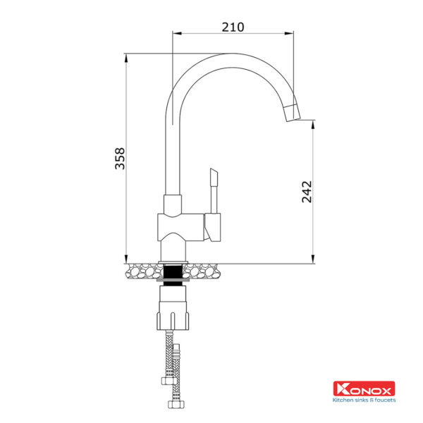 ban ve voi rua bat nong lanh konox kn1206
