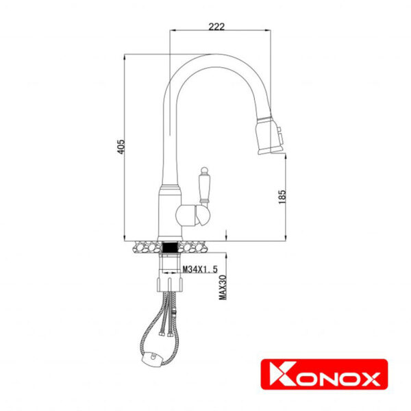 ban ve voi rua bat rut day konox kn1905