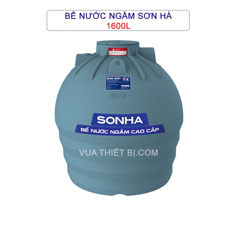 Bể nước ngầm Sơn Hà 1600 Lít