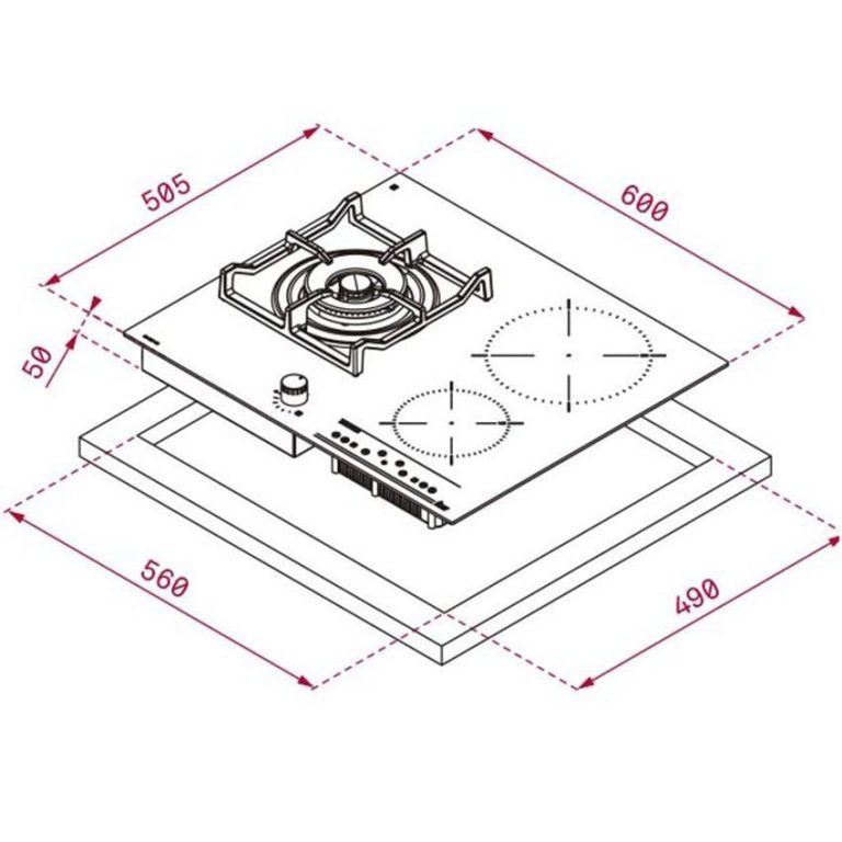 bep gas ket hop tu teka hob ig 620 1g ai al dr ci hang chinh hang