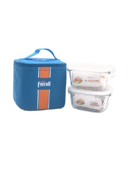 bo 2 bat thuy tinh ferroli kem tui giu nhiet 500ml