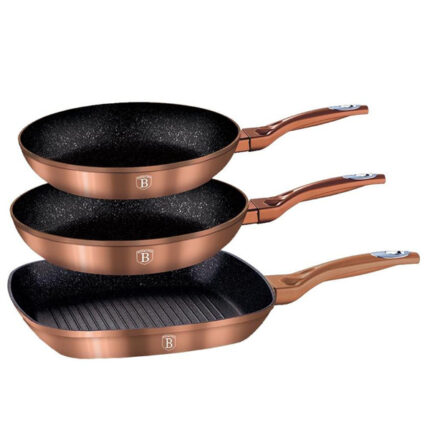 BỘ 3 CHẢO HAFELE 531.08.010 MÀU VÀNG ĐỒNG
