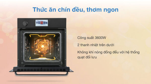 bo phan ra nhiet lo nuong ket hop hap hafele ho t60b 53502
