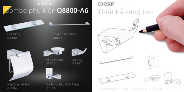bo phu kien phong tam caesar q8800 a6 6 mon 1