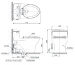 bon cau dien tu toto ms884w7 nap rua washlet