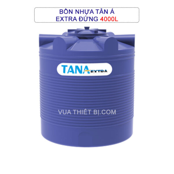 Bồn nước nhựa TÂN Á Extra 4000 lít đứng EX-4000Đ