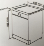 built in dishwasher feuer dw860f feuer kuchede