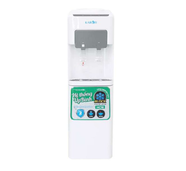 cay nuoc nong lanh up binh karofi hc16
