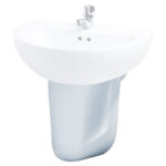 chan chau rua mat lavabo caesar p2441 lung treo tuong