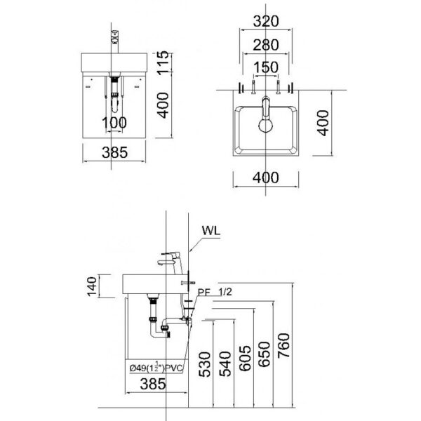 chau lavabo caesar lf5257 dat ban 3