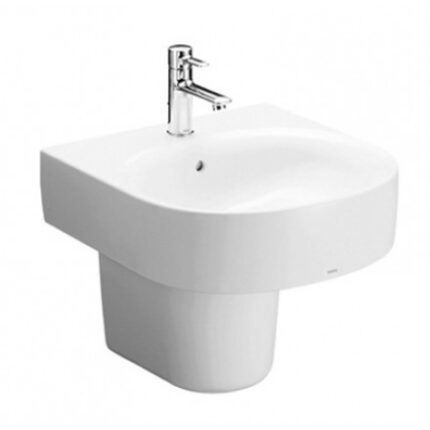 chau lavabo toto lht766cr treo tuong chan ngan 1