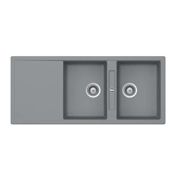 Chậu rửa bát đá Hafele HS20-GKD2S80 570.33.530 2 hố 1 bàn