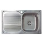Chậu rửa bát inox Cata CD-1 DER UNIT dương bàn 1 hố 1 bàn