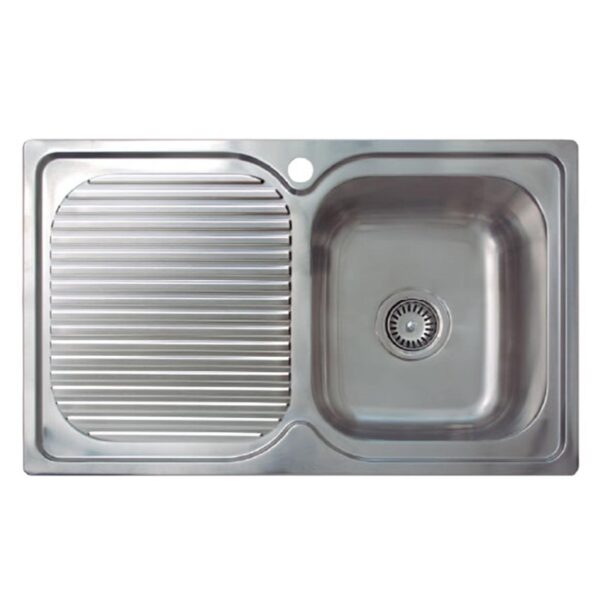 Chậu rửa bát inox Cata CD-1 DER UNIT dương bàn 1 hố 1 bàn