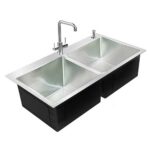 Chậu rửa bát inox Sơn Hà HM.X.2C.82.2.2 2 hố