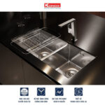 chau rua bat inox konox kn8144du 1