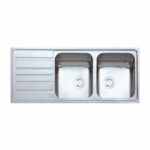 Chậu rửa bát inox KONOX Artusi KS11650 1D 2 hố 1 bàn trái