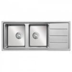 Chậu rửa bát inox KONOX Turkey Beta 1160 2 hố 1 bàn phải
