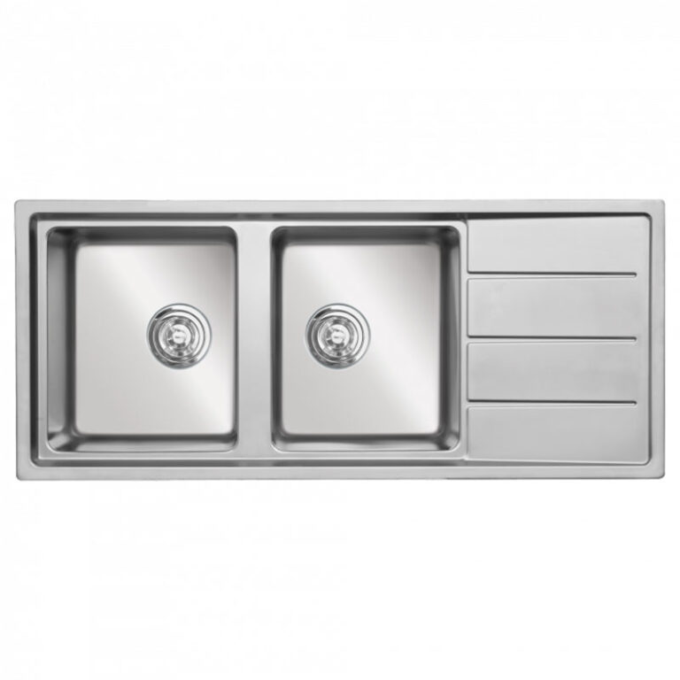 Chậu rửa bát inox KONOX Turkey Beta 1160 2 hố 1 bàn phải