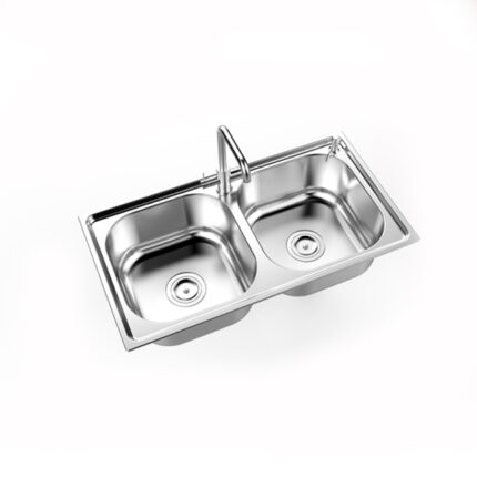 chau rua bat inox son ha s76plus 2 ho can 1