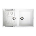 Chậu rửa bát đá KONOX Phoenix 860 White Silver 2 hố