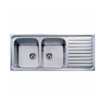Chậu rửa bát inox TEKA CLASSIC 1160.500 2B.1D dương bàn 2 hố 1 bàn