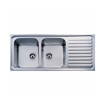 Chậu rửa bát inox TEKA CLASSIC 1160.500 2B.1D dương bàn 2 hố 1 bàn