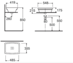 chau rua lavabo dat ban american standard wp f616 dong nobile 2